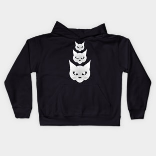 White Cats Kids Hoodie